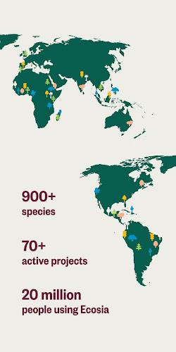 Ecosia: Busca, planta árboles. Captura de pantalla 3