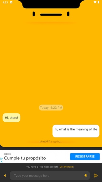 AI Chat: Apo Assistant Chatbot Captura de pantalla 1