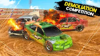 X Demolition Derby: Car Racing Captura de tela 3