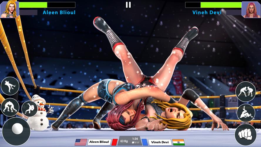 Bad Girls Wrestling Game Capture d'écran 0