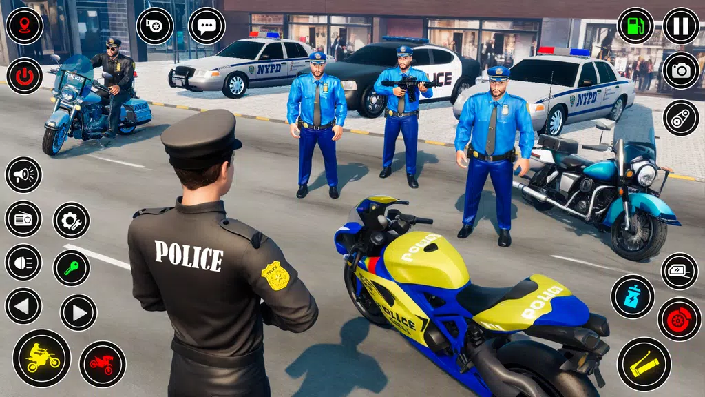Schermata Police bike Stunt Bike Racing 2