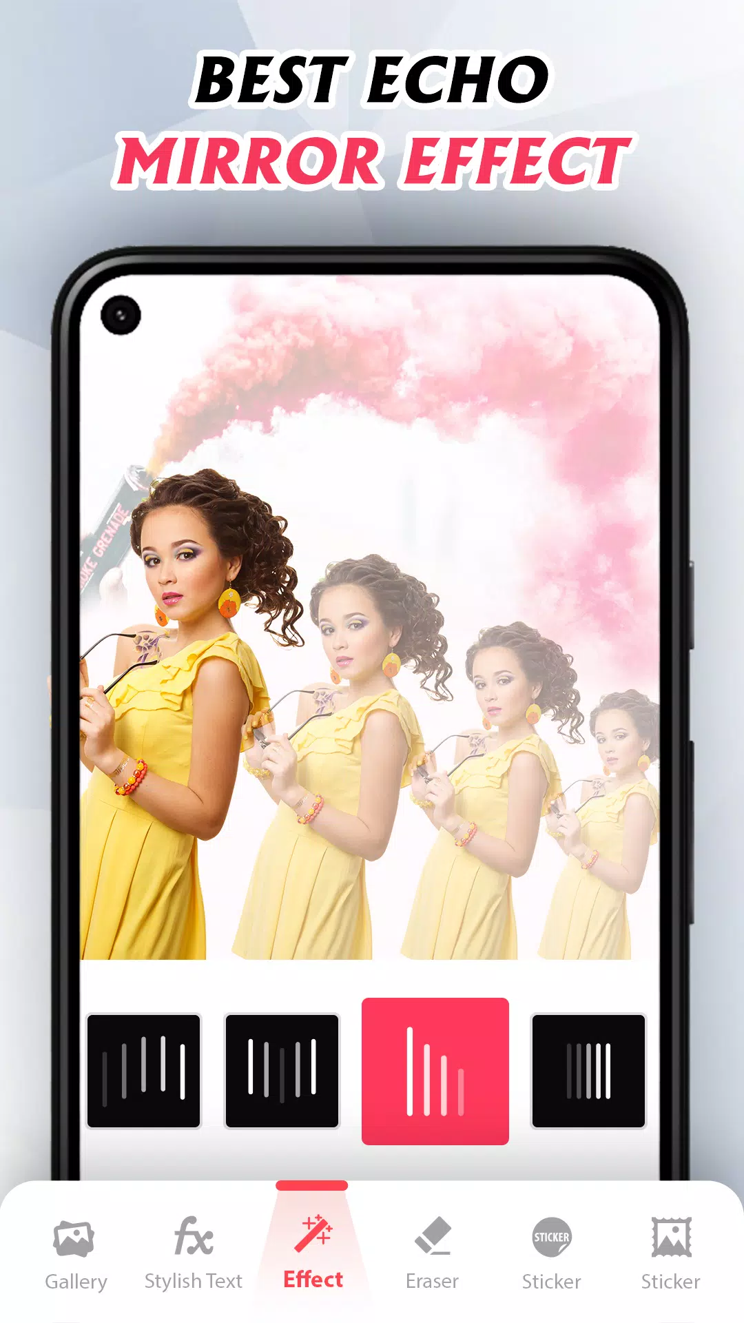 Echo Mirror Magic Effect Photo スクリーンショット 1