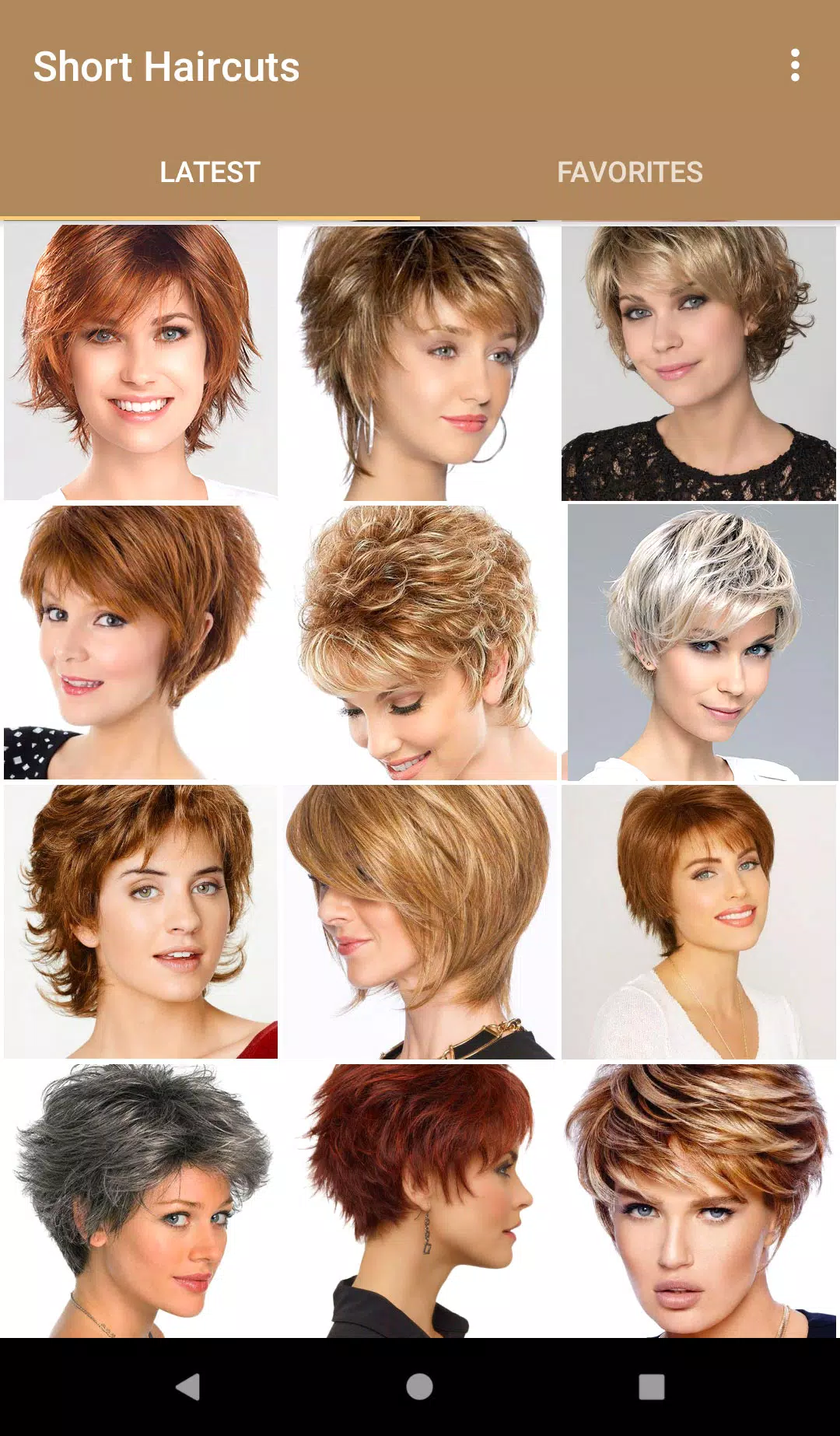 Schermata Short Haircuts 0