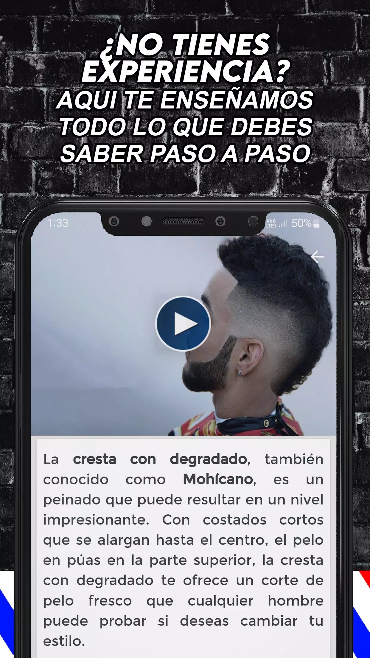 Curso de Barberia y Peluquería Schermafbeelding 1