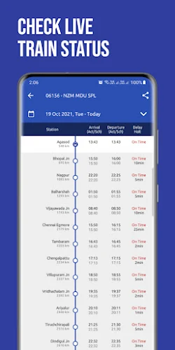 Train Ticket Booking App ဖန်သားပြင်ဓာတ်ပုံ 2