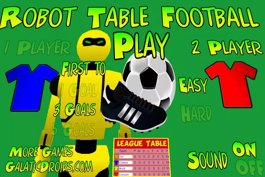 Robot Table Football 螢幕截圖 2