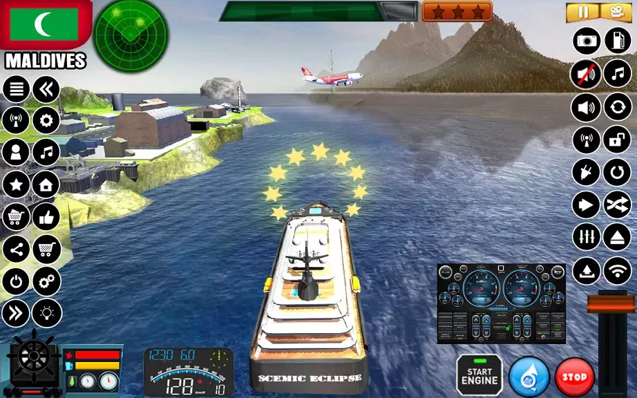 Big Cruise Ship Simulator ภาพหน้าจอ 1