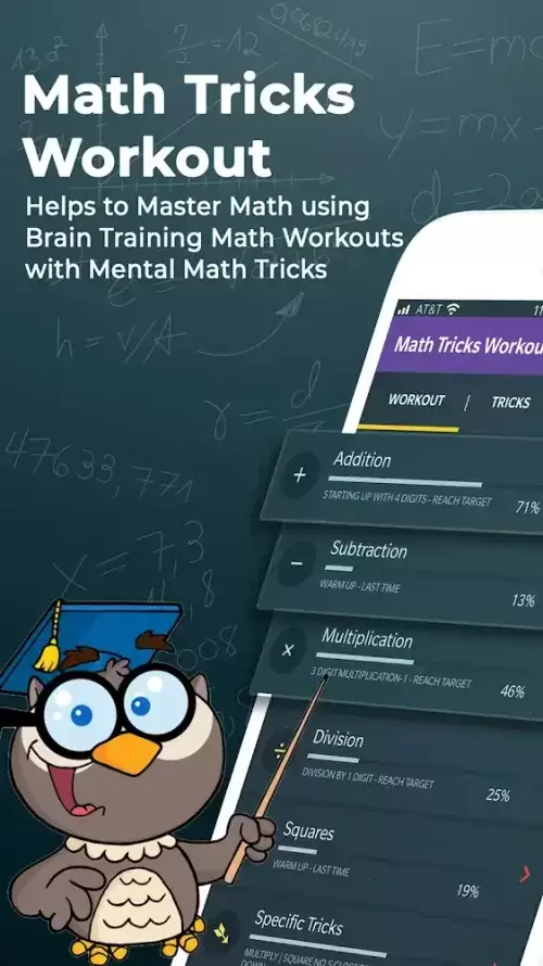 Math Tricks Workout Schermafbeelding 0