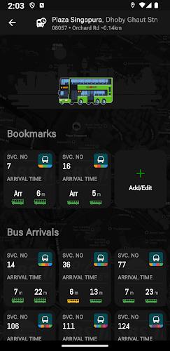 SG Bus Arrival Times Schermafbeelding 2