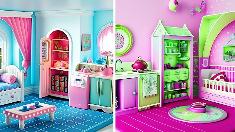 Doll House Design Doll Games ภาพหน้าจอ 1