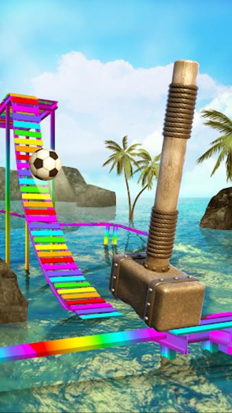 Sky Rolling Balls 3D Tangkapan skrin 1