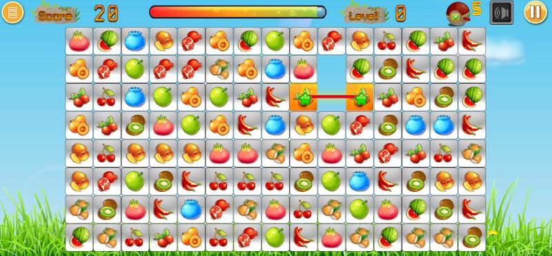 Link fruits - fruit match pair ဖန်သားပြင်ဓာတ်ပုံ 3