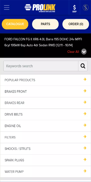 NAPA PROLink Mobile স্ক্রিনশট 0