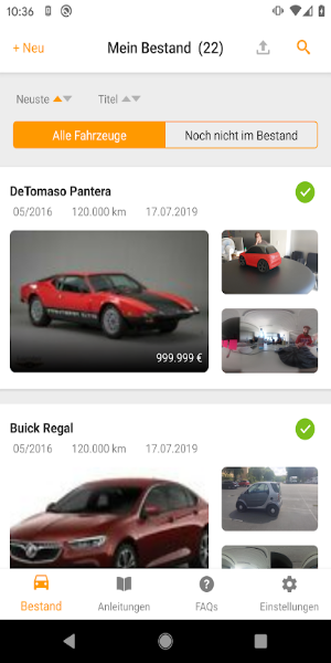 mobile.de Auto-Panorama スクリーンショット 0