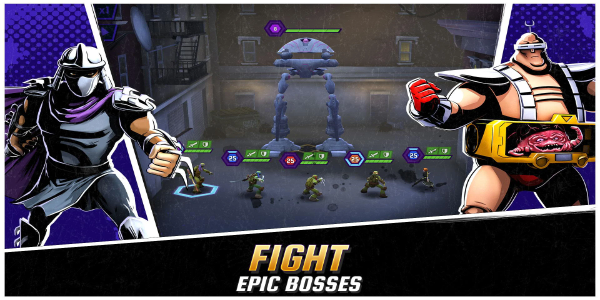 Ninja Turtles: Legends MOD ဖန်သားပြင်ဓာတ်ပုံ 0