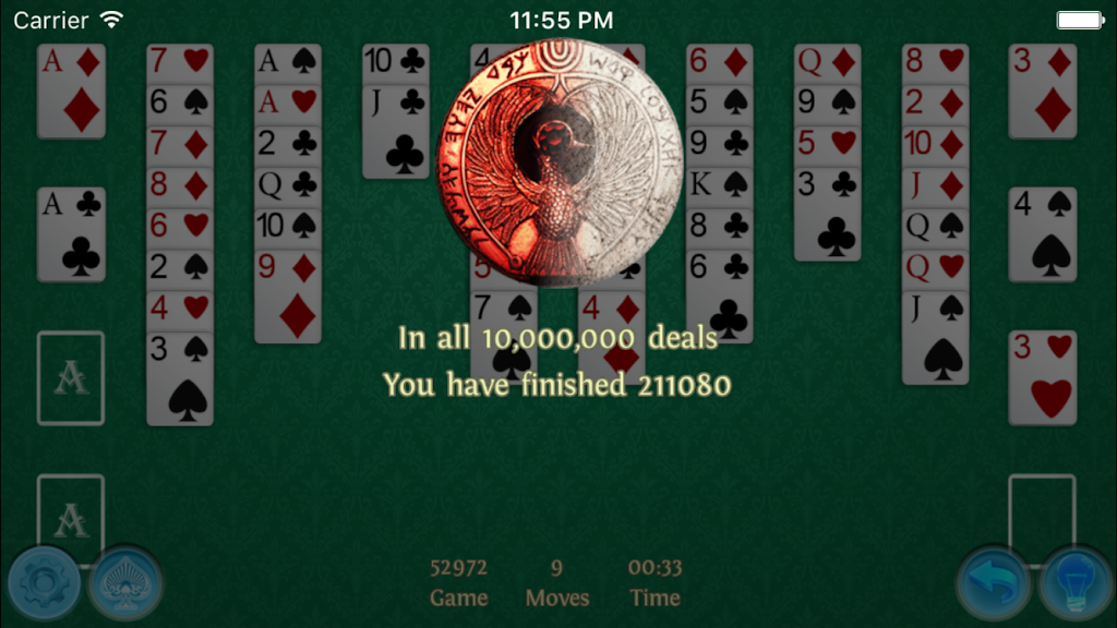 FreeCell Premium Tangkapan skrin 2