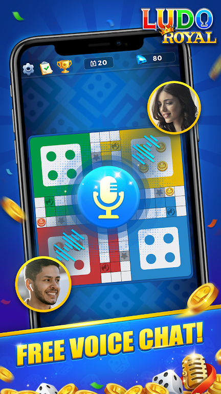 Ludo Royal - Happy Voice Chat स्क्रीनशॉट 0