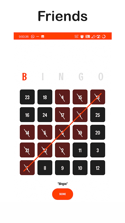 Bingo Simple 螢幕截圖 1