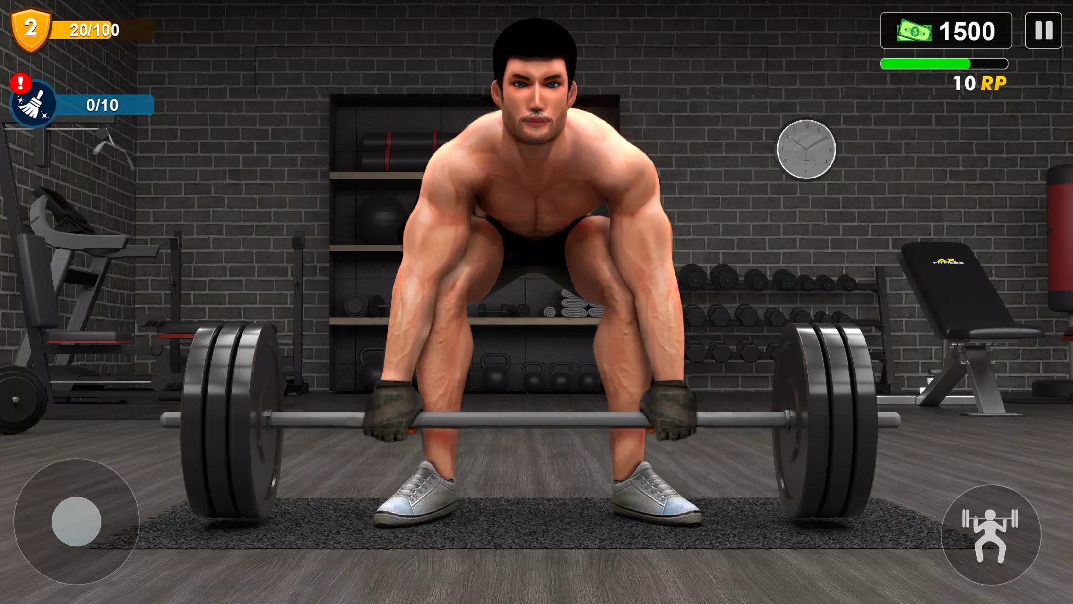 Workout Gym Simulator Game 24 螢幕截圖 0