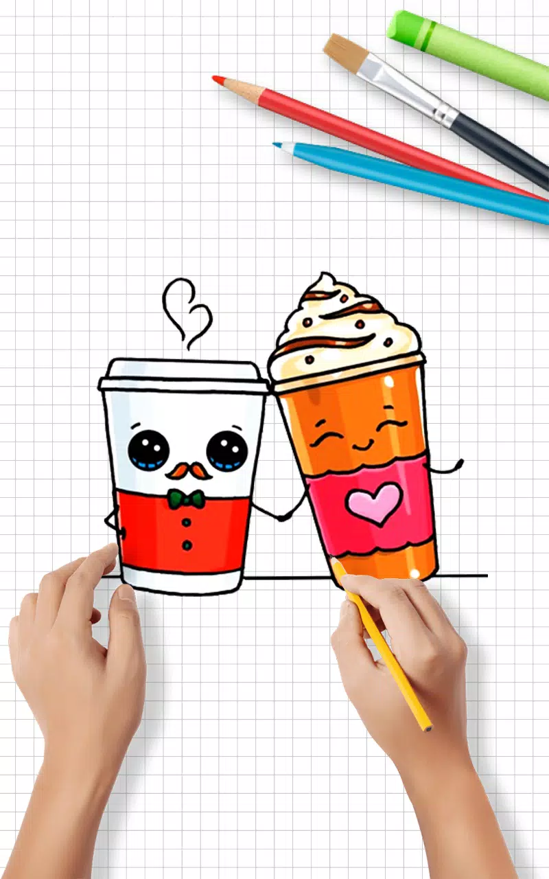 Draw Cute Drinks Screenshot 0