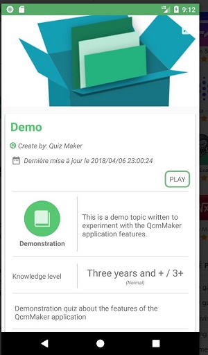 Quiz Maker (Create Quiz /Test) ဖန်သားပြင်ဓာတ်ပုံ 1