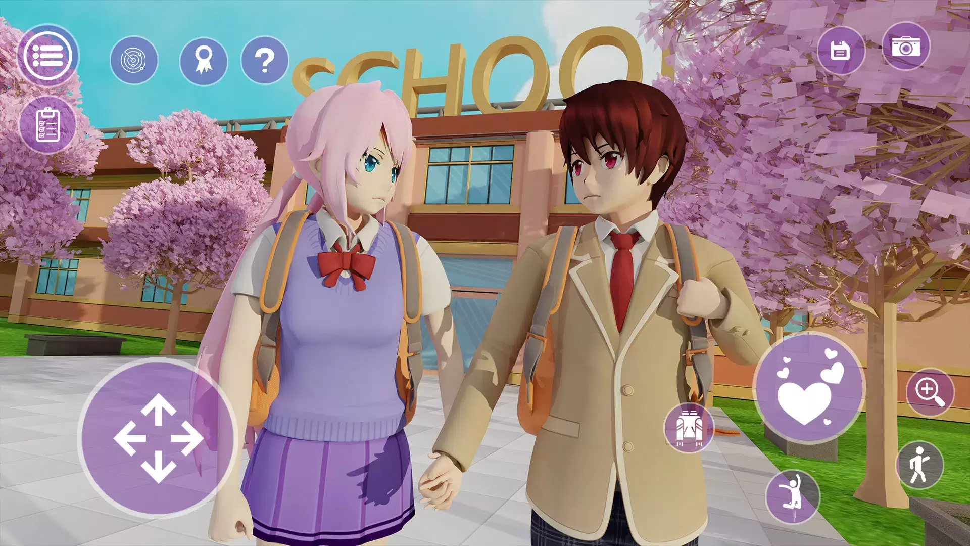 YUMI High School Simulator 3D Ekran Görüntüsü 0