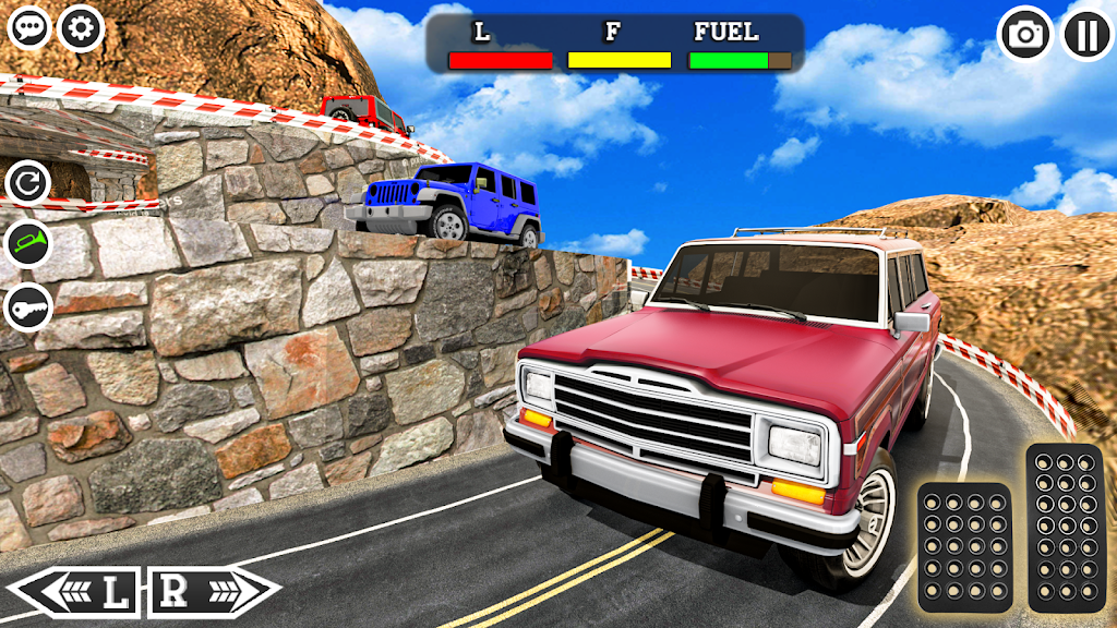 4x4 Mountain Climb Car Games 螢幕截圖 1