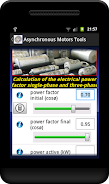 Asynchronous Motors Tools demo Captura de pantalla 3