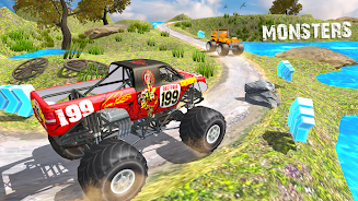 Monster Truck Games Simulator Ekran Görüntüsü 2