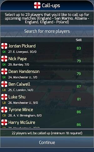 True Football National Manager Screenshot 3