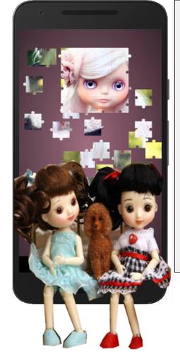 Cute Dolls Jigsaw Slide Puzzle 螢幕截圖 1