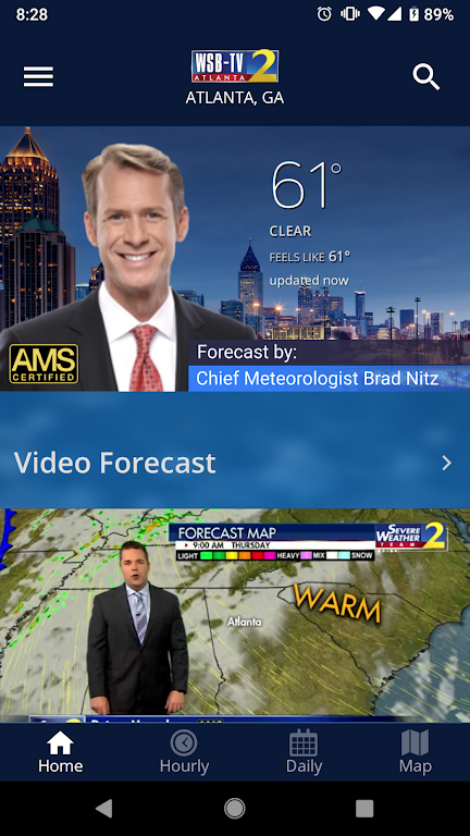 WSB-TV Weather Capture d'écran 1