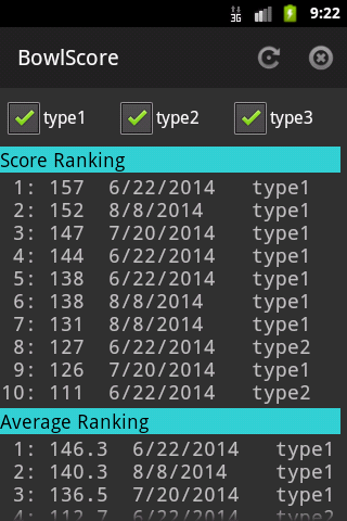 BowlScore 10 Ảnh chụp màn hình 2