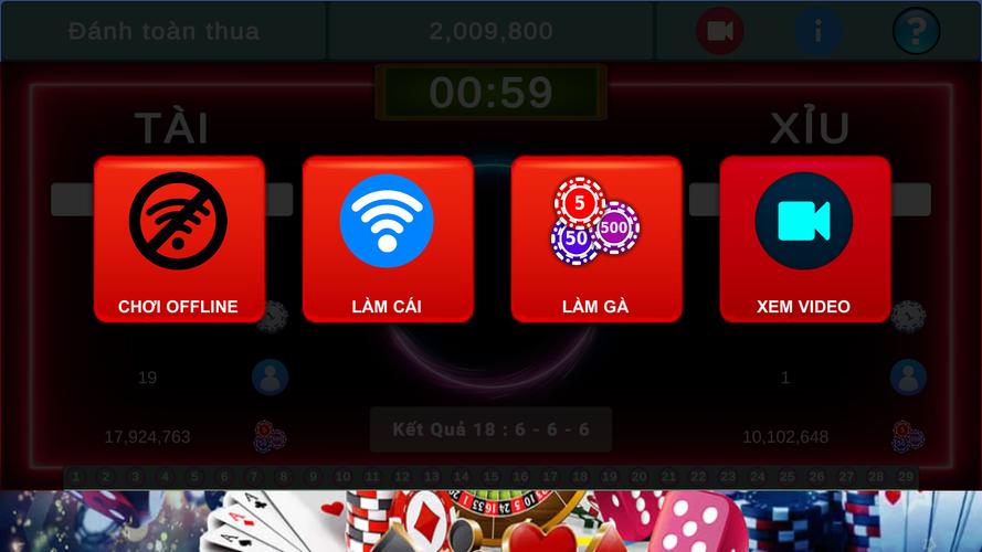 Tài Xỉu Offline Captura de tela 3
