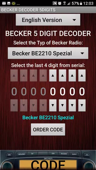 Becker 5Digit Radio Code 스크린샷 2