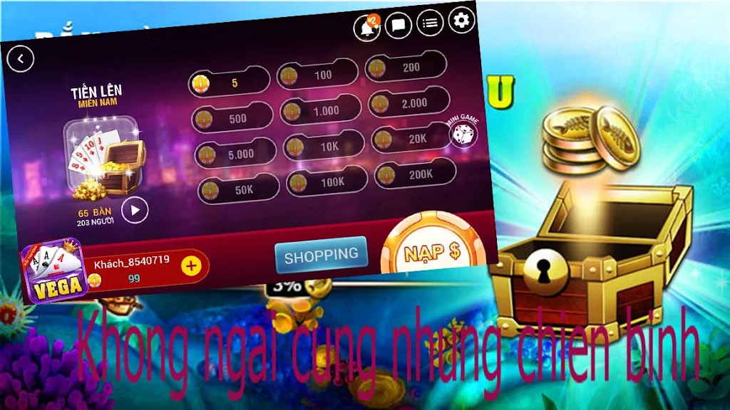 VEGA - Game danh bai doi thuong ဖန်သားပြင်ဓာတ်ပုံ 0