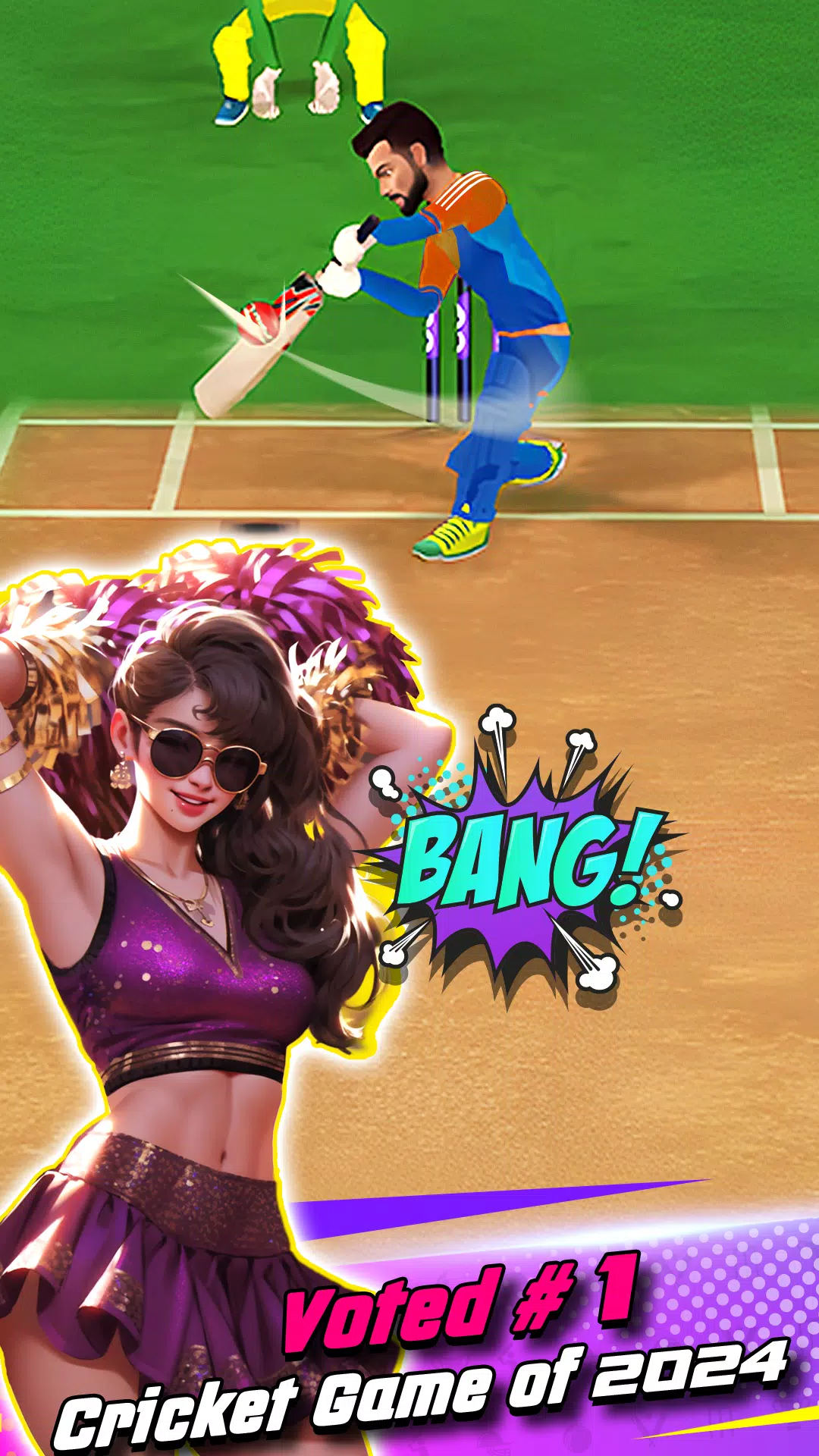 King Of Cricket Games Ảnh chụp màn hình 1