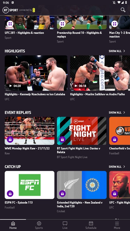 TNT Sports: News & Results Captura de pantalla 1