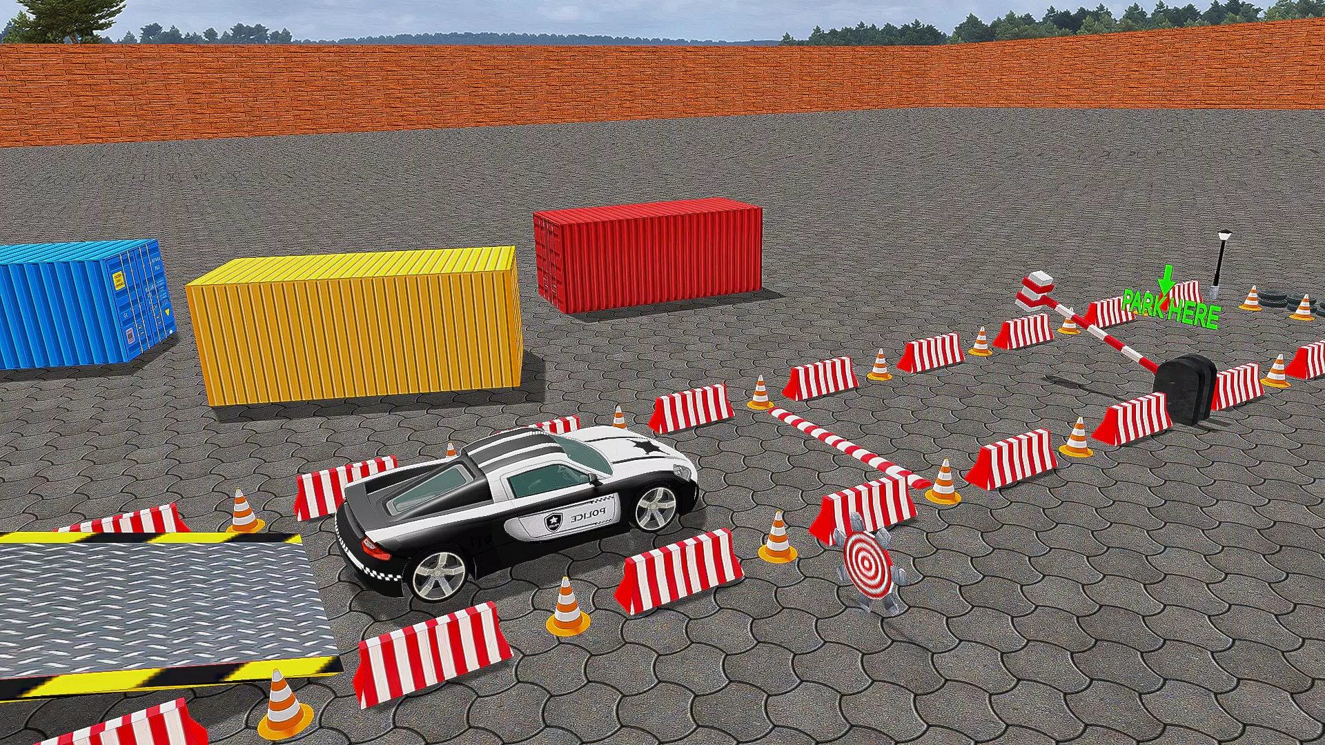 Police Car Parking Car Game 3D ภาพหน้าจอ 2