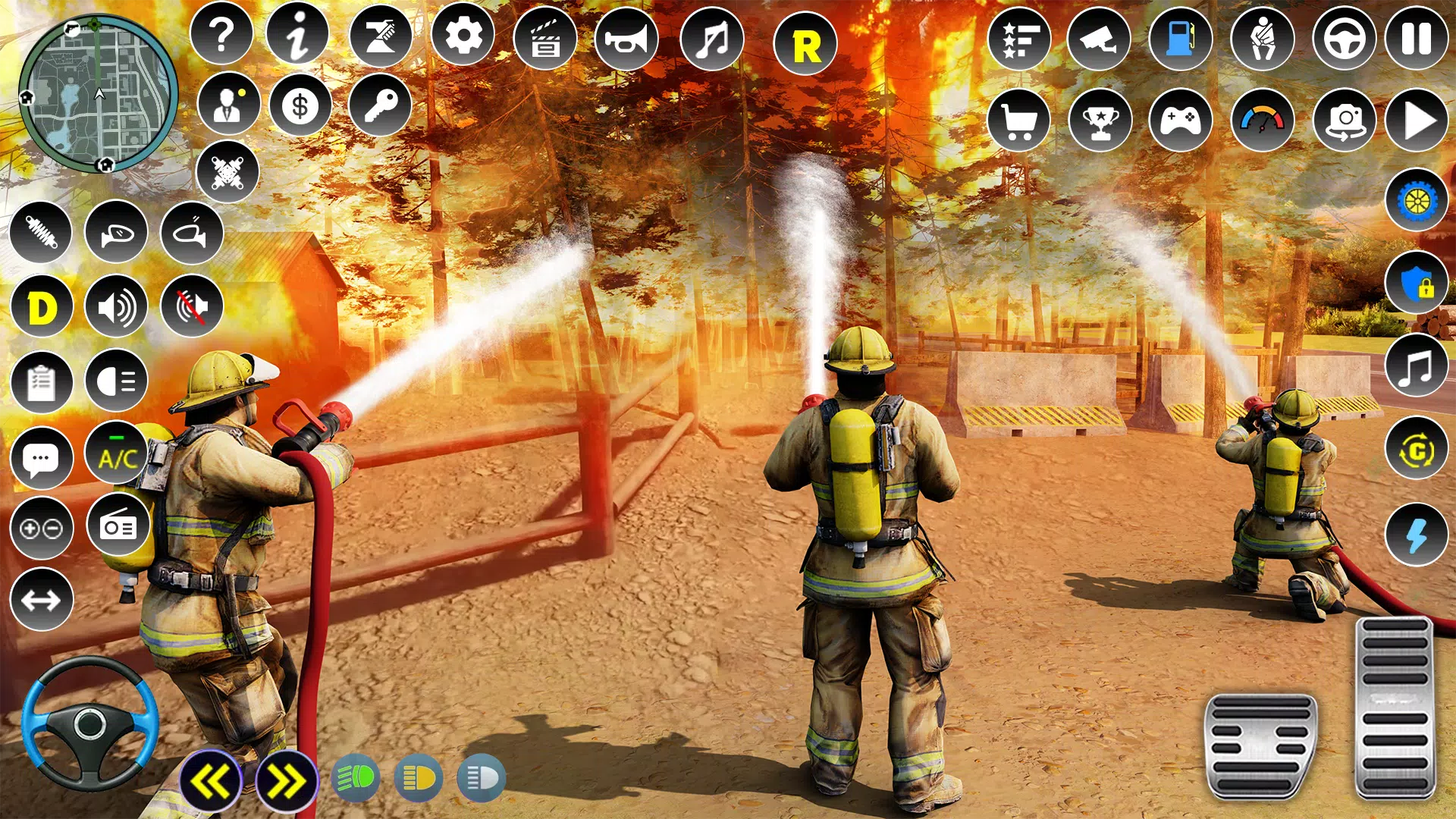 Schermata Firefighter :Fire Brigade Game 2