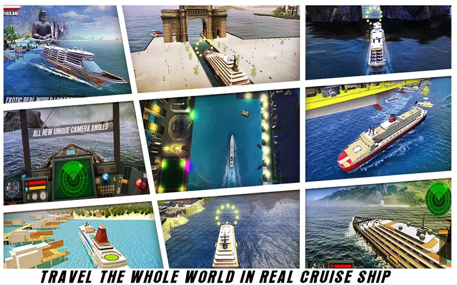 Big Cruise Ship Simulator Ảnh chụp màn hình 0