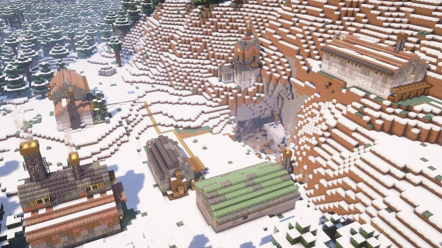 Minecraft Snow Biome种子