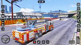 Fire Truck Game:US Firefighter Capture d'écran 2