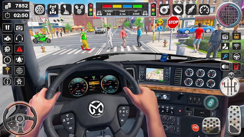 Truck Driving School Games Pro 螢幕截圖 3