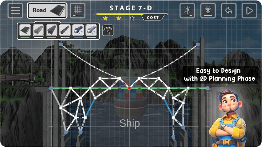 Bridge Constructor 螢幕截圖 1