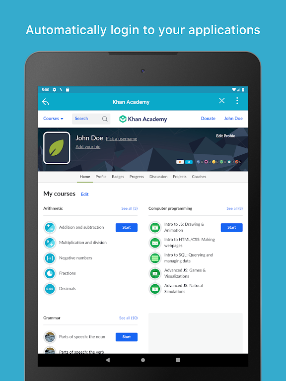 Classlink Tangkapan skrin 3