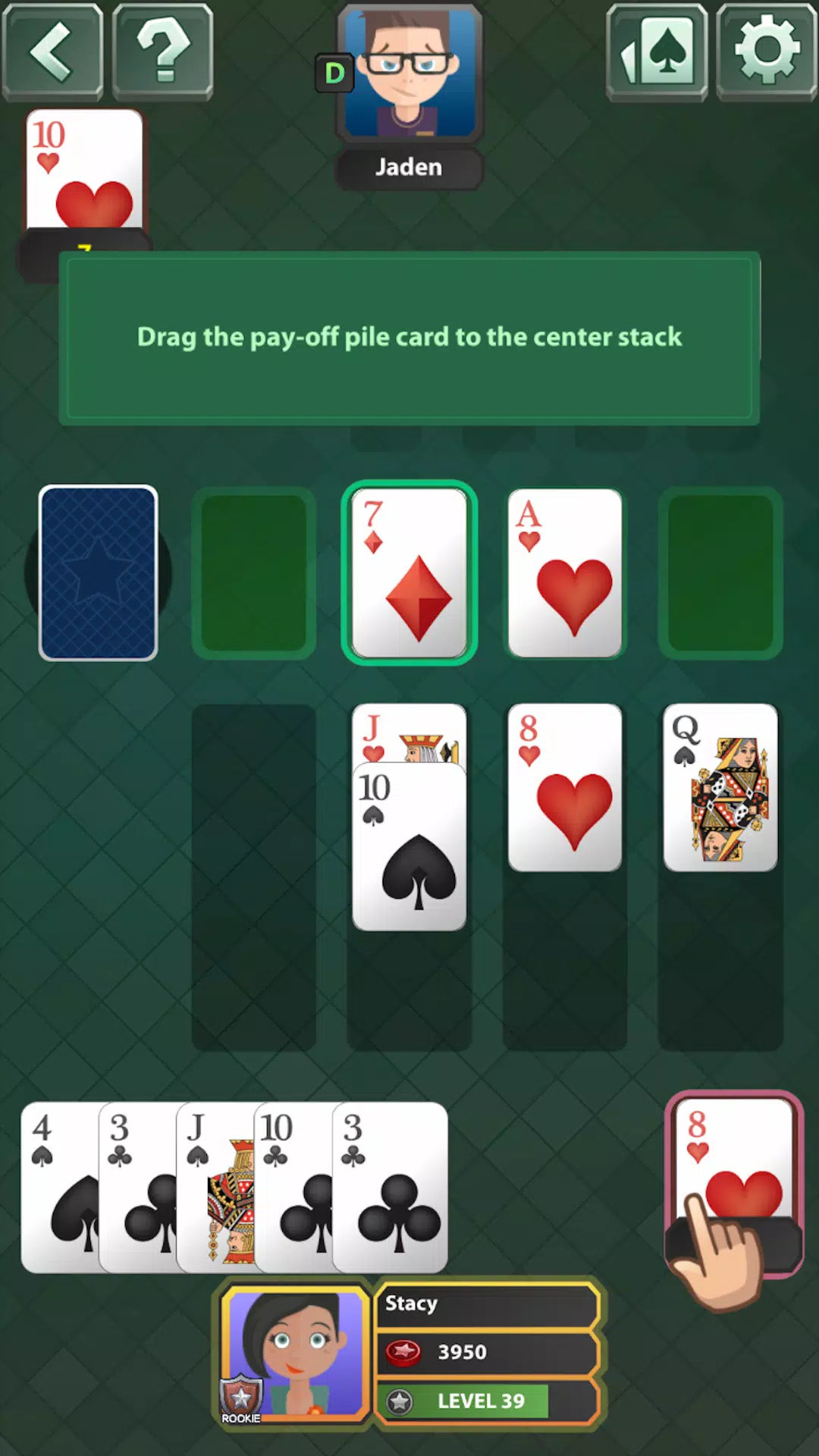 Spite & Malice - No Wifi Game ဖန်သားပြင်ဓာတ်ပုံ 0