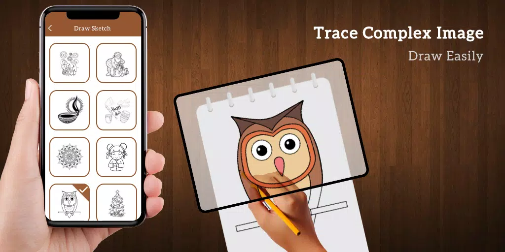 Draw Sketch - Copy Trace Draw 螢幕截圖 1