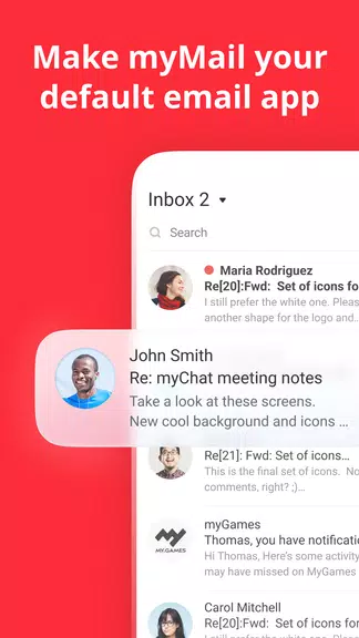 myMail: for Outlook & Yahoo স্ক্রিনশট 0