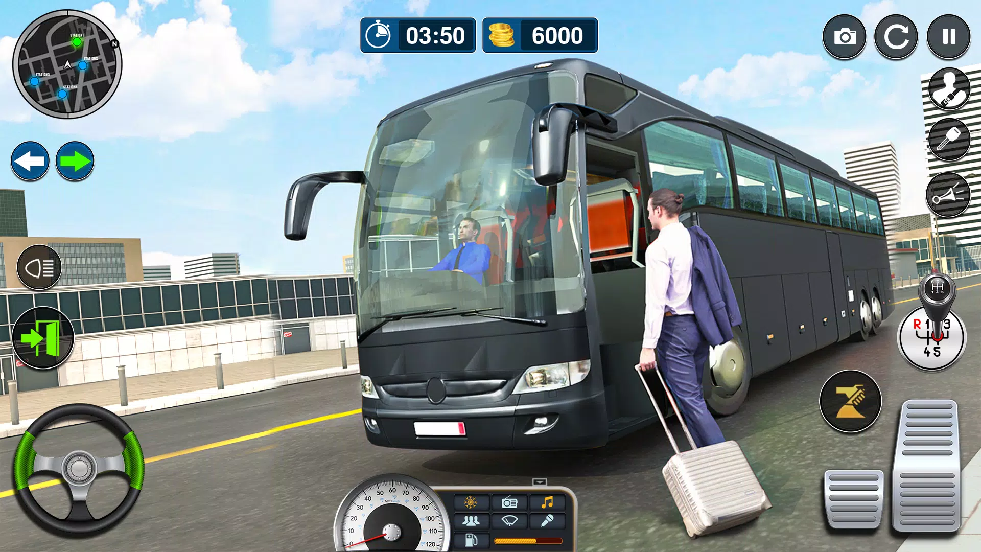City Bus Steer Challenge ภาพหน้าจอ 1